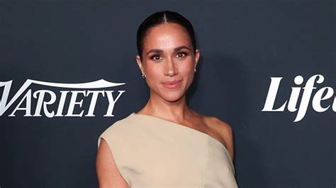 meghan, markle, nude|Meghan Markle Stuns in Nude Dress at ‘Variety’ Power of Women ...